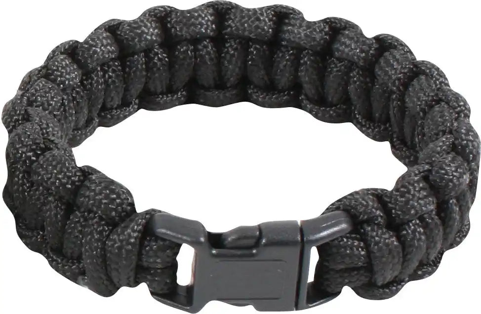 Rothco Paracord Bracelet Black / 9 Inches