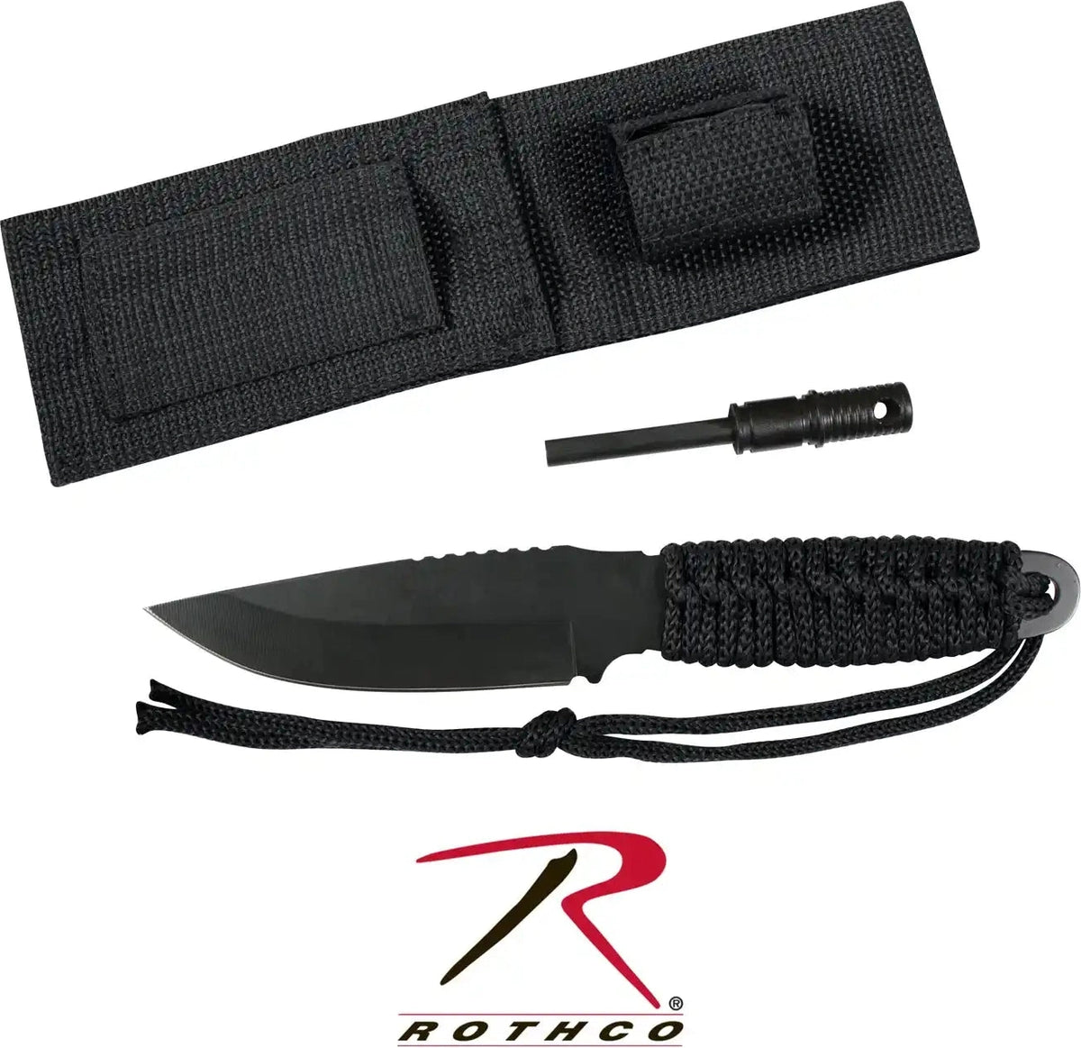 Rothco Paracord Knife with Fire Starter