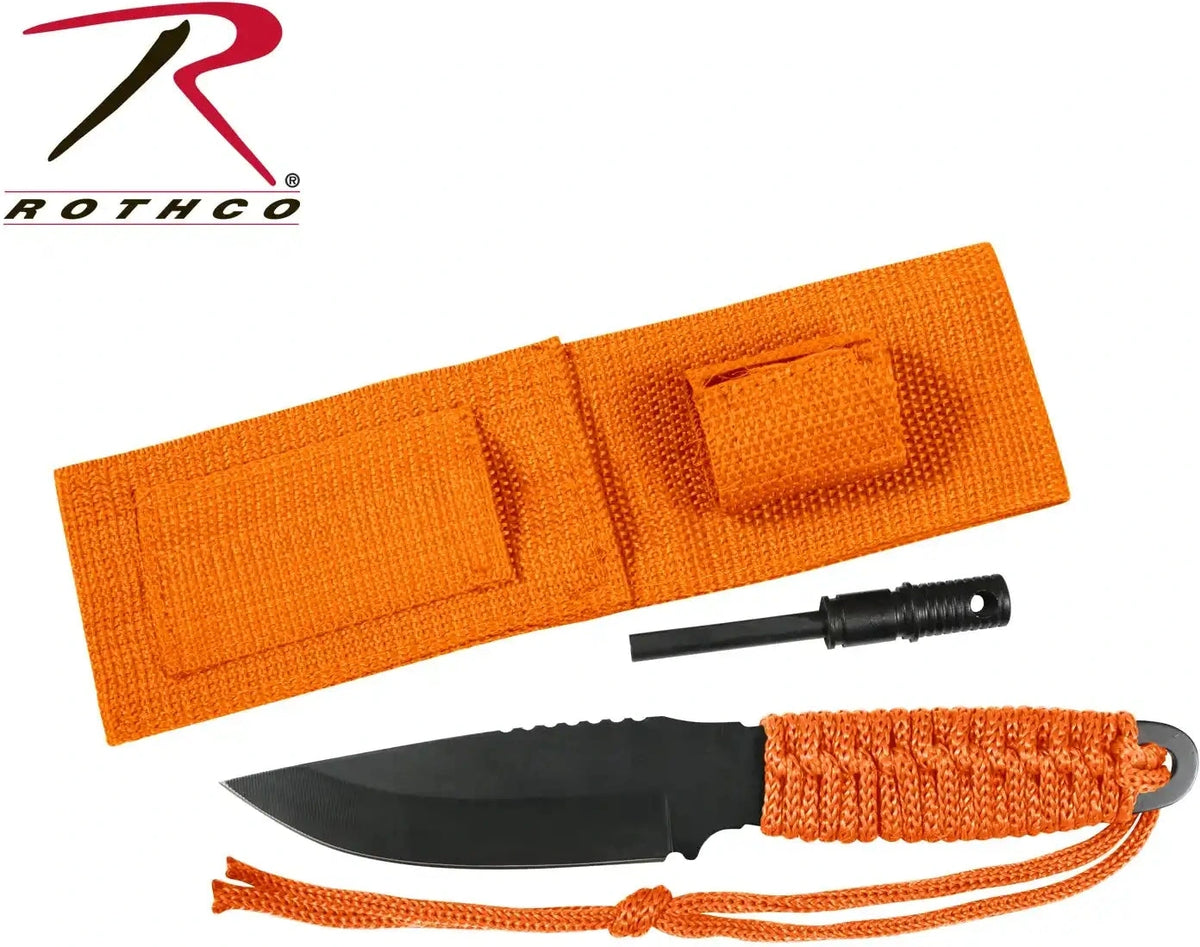 Rothco Paracord Knife with Fire Starter