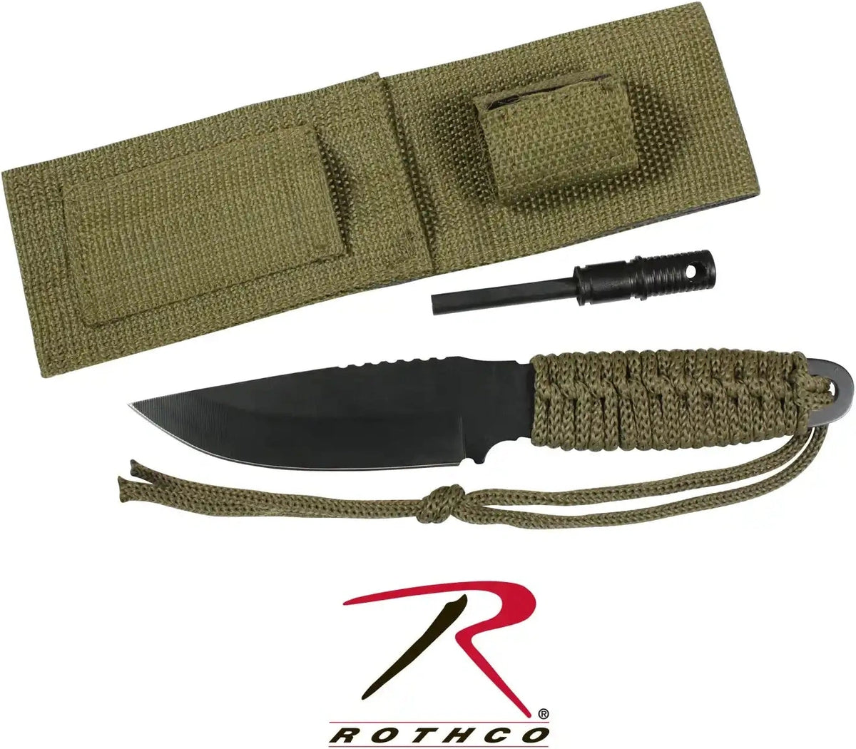 Rothco Paracord Knife with Fire Starter