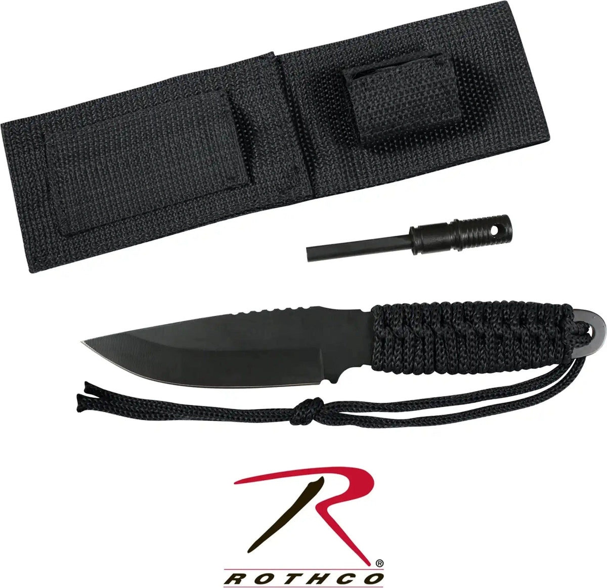 Rothco Paracord Knife with Fire Starter