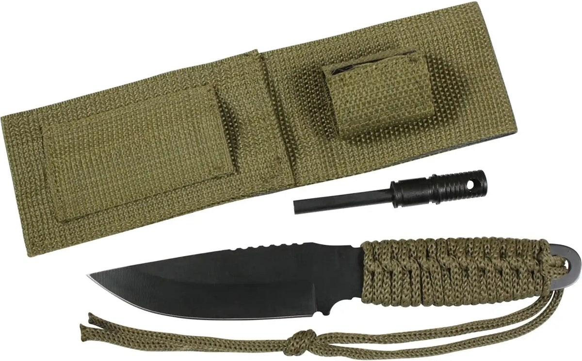 Rothco Paracord Knife with Fire Starter