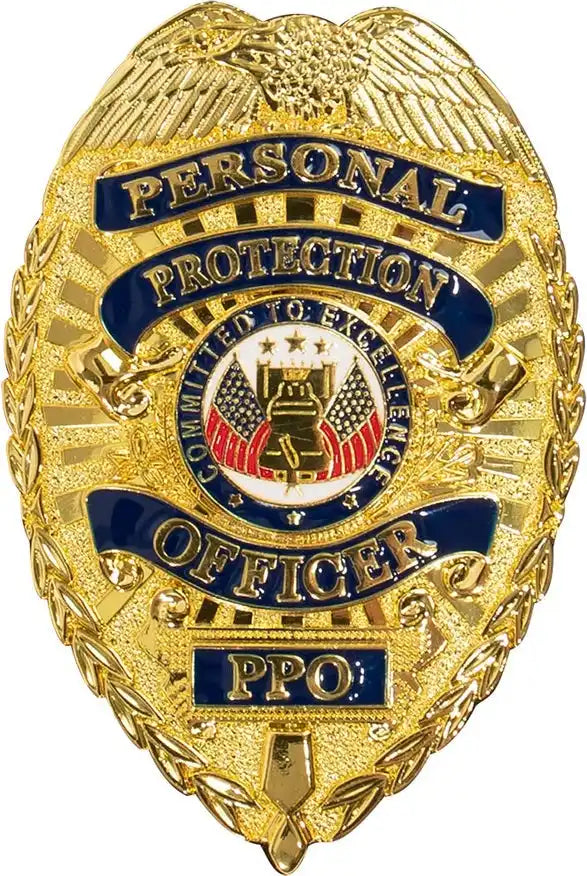 Rothco Personal Protection Officer (ppo) Badge - Gold