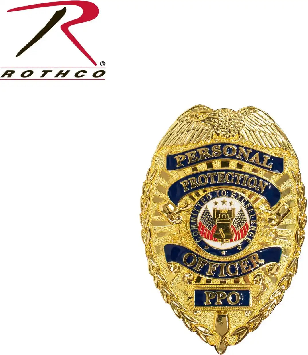 Rothco Personal Protection Officer (ppo) Badge