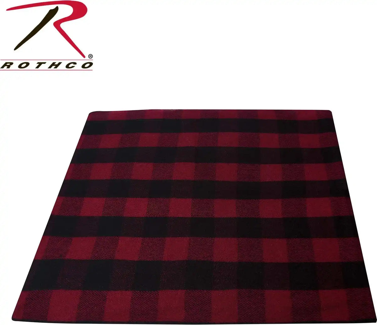 Rothco Plaid Wool Blanket 62’’x 80’’