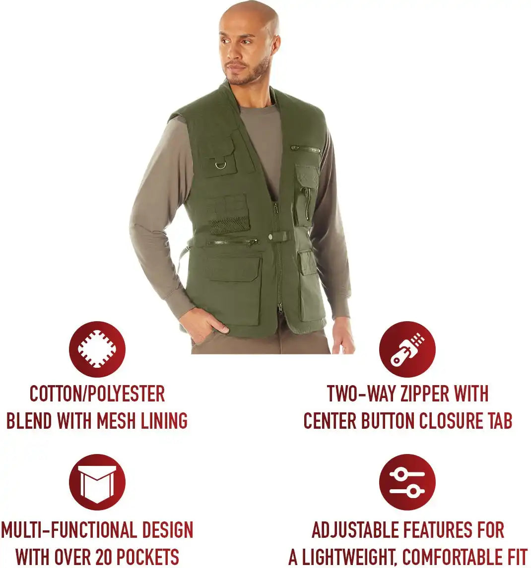 Rothco Plainclothes Concealed Carry Vest