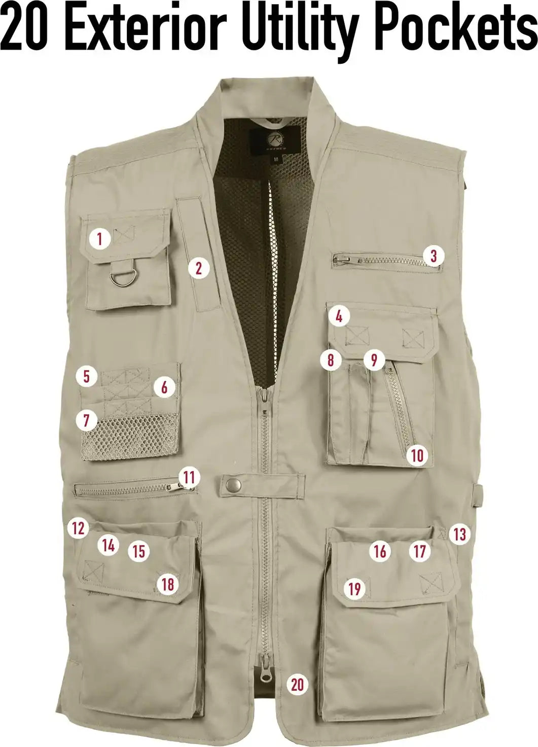 Rothco Plainclothes Concealed Carry Vest