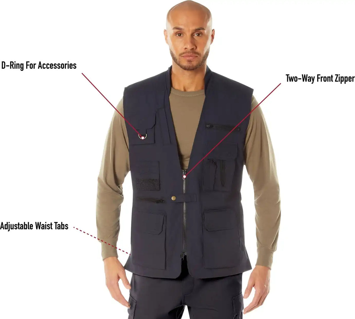 Rothco Plainclothes Concealed Carry Vest