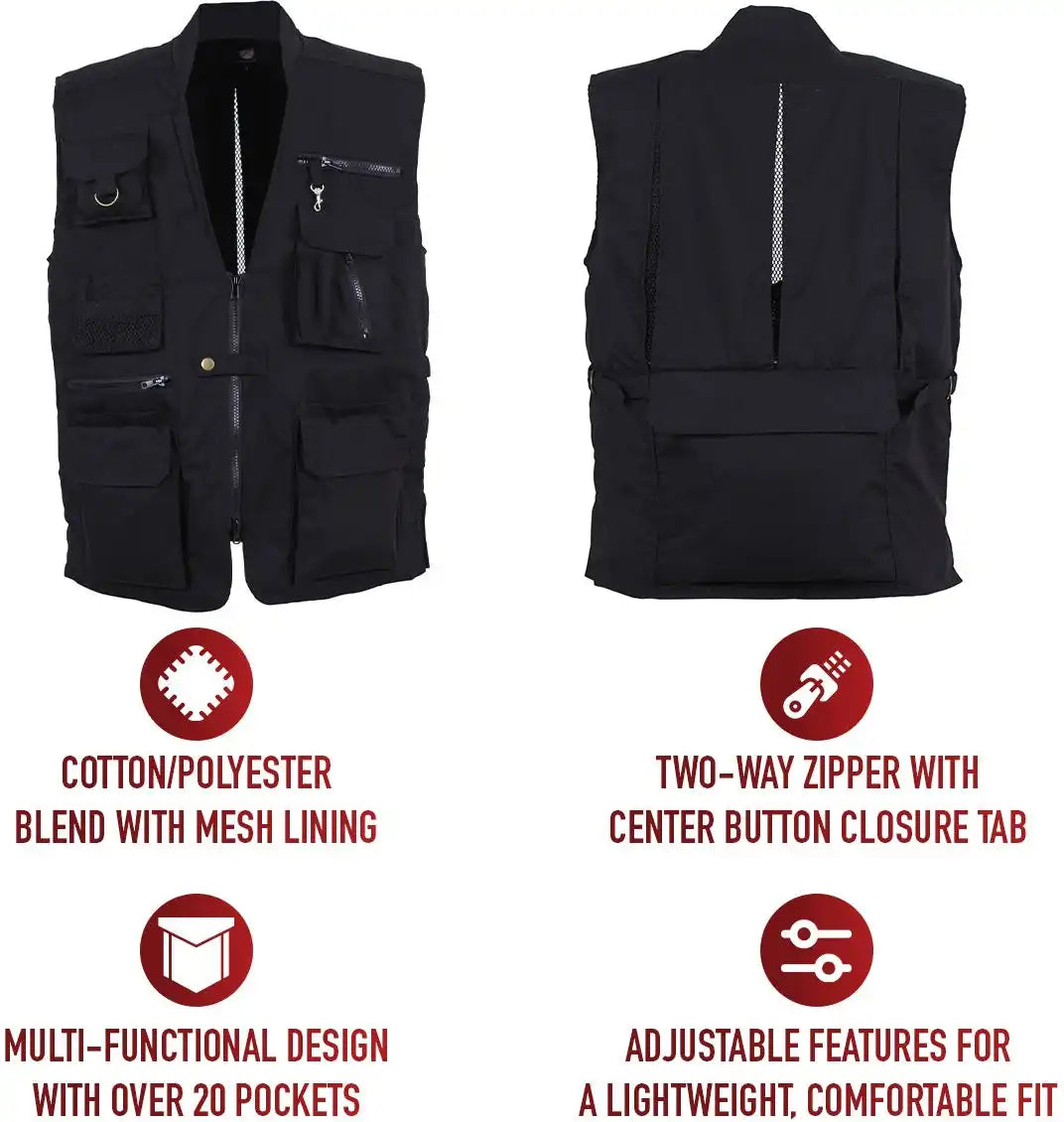 Rothco Plainclothes Concealed Carry Vest