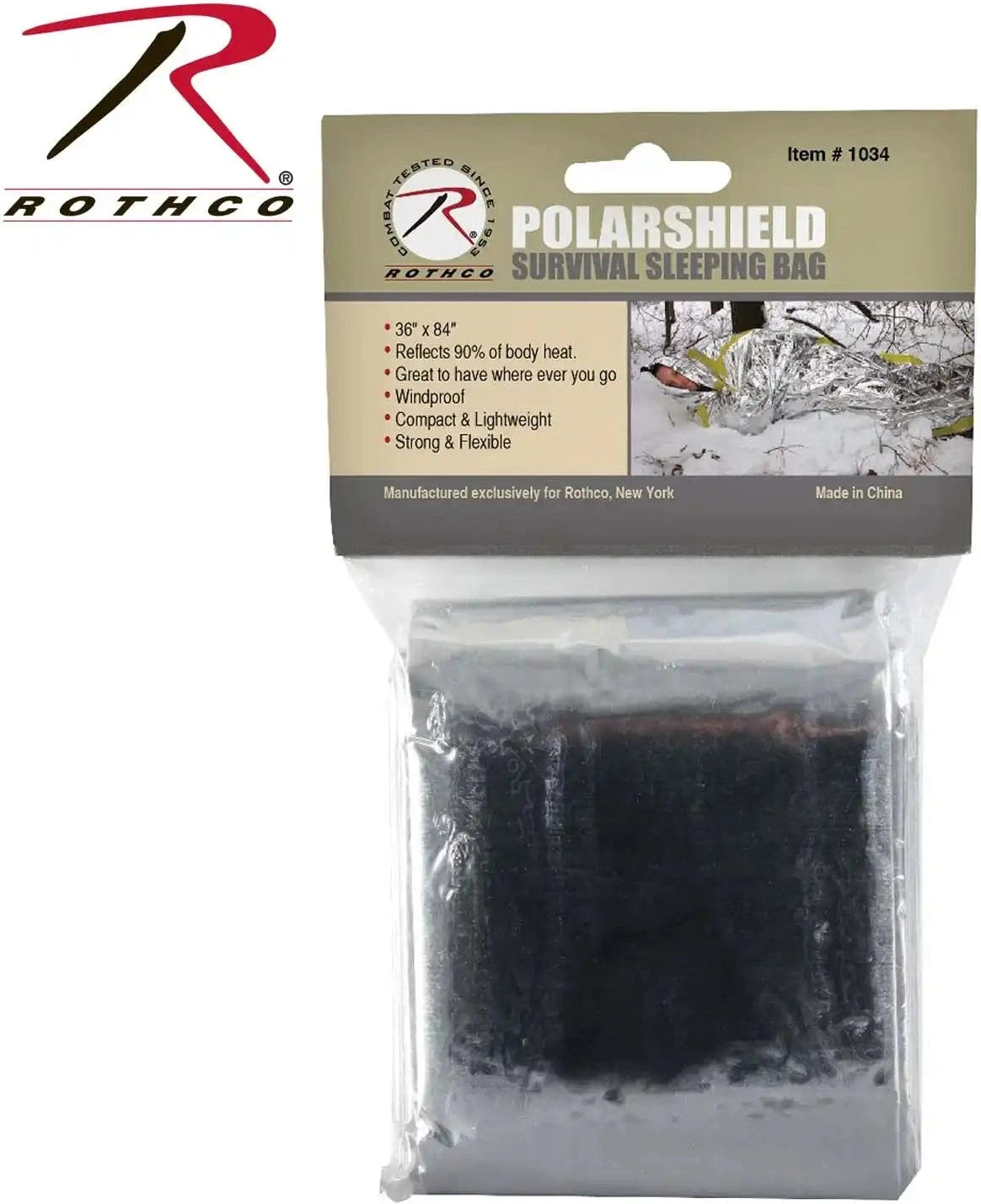 Rothco Polarshield Sleeping Bag Style Survival Blanket