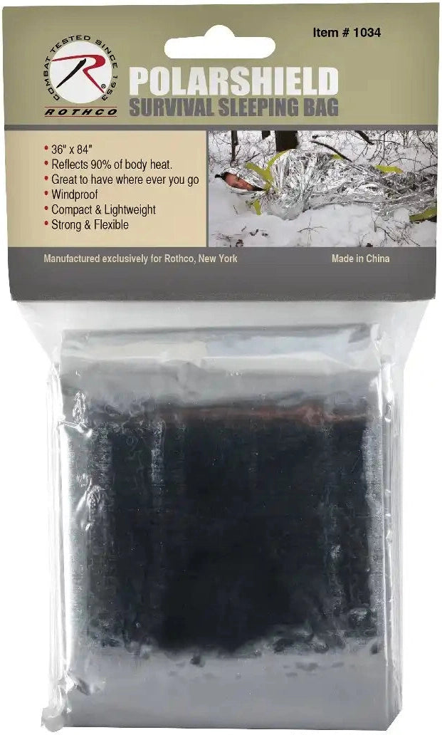 Rothco Polarshield Sleeping Bag Style Survival Blanket