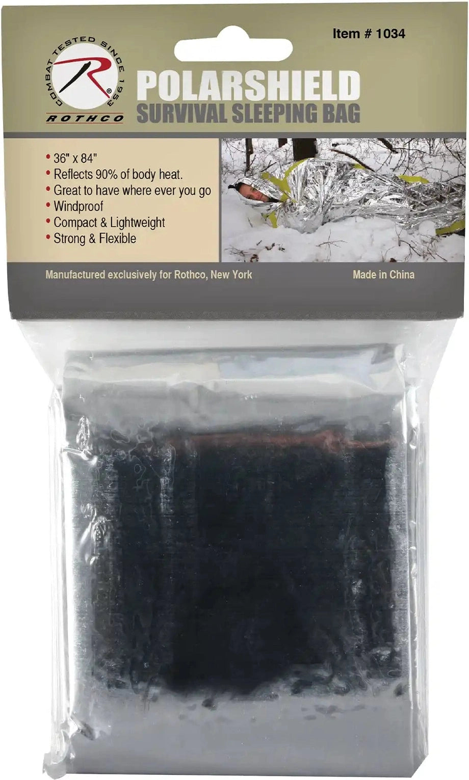 Rothco Polarshield Sleeping Bag Style Survival Blanket