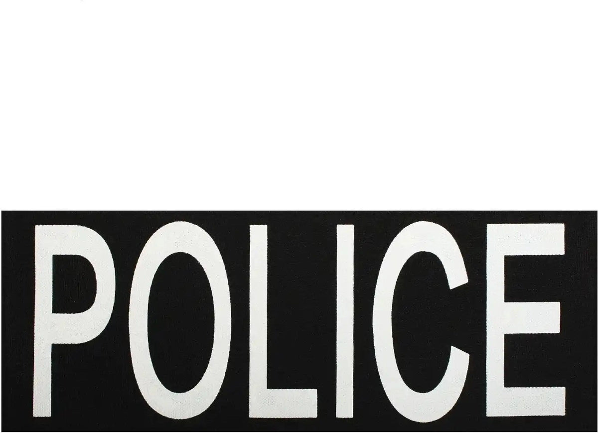 Rothco Police Patch with Hook Back Set: 1 Small & Large