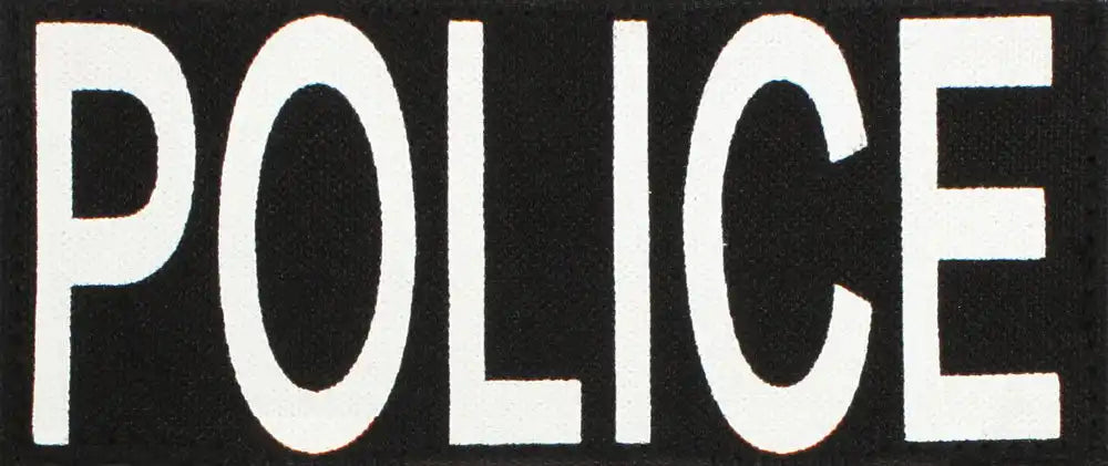 Rothco Police Patch with Hook Back Set: 1 Small & Large