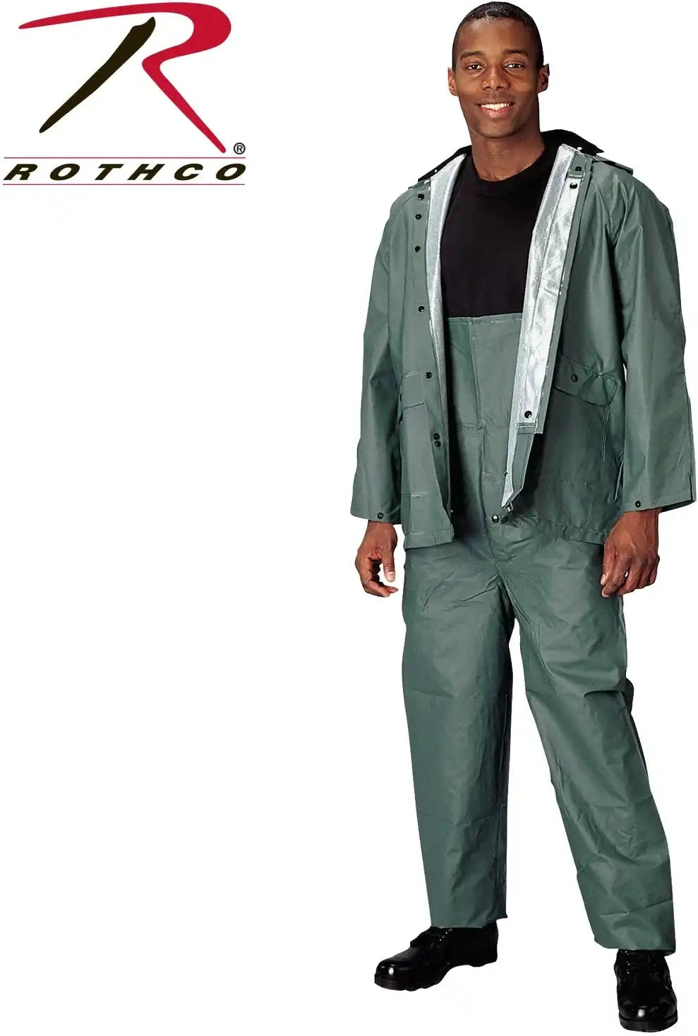 Rothco Pvc Rainsuit Olive Drab / s