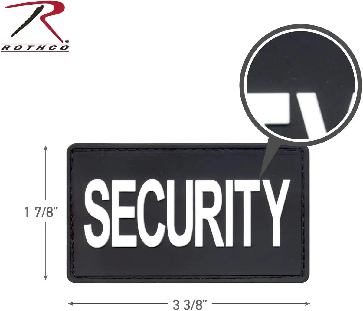 Rothco Pvc Security Patch W/ Hook Back