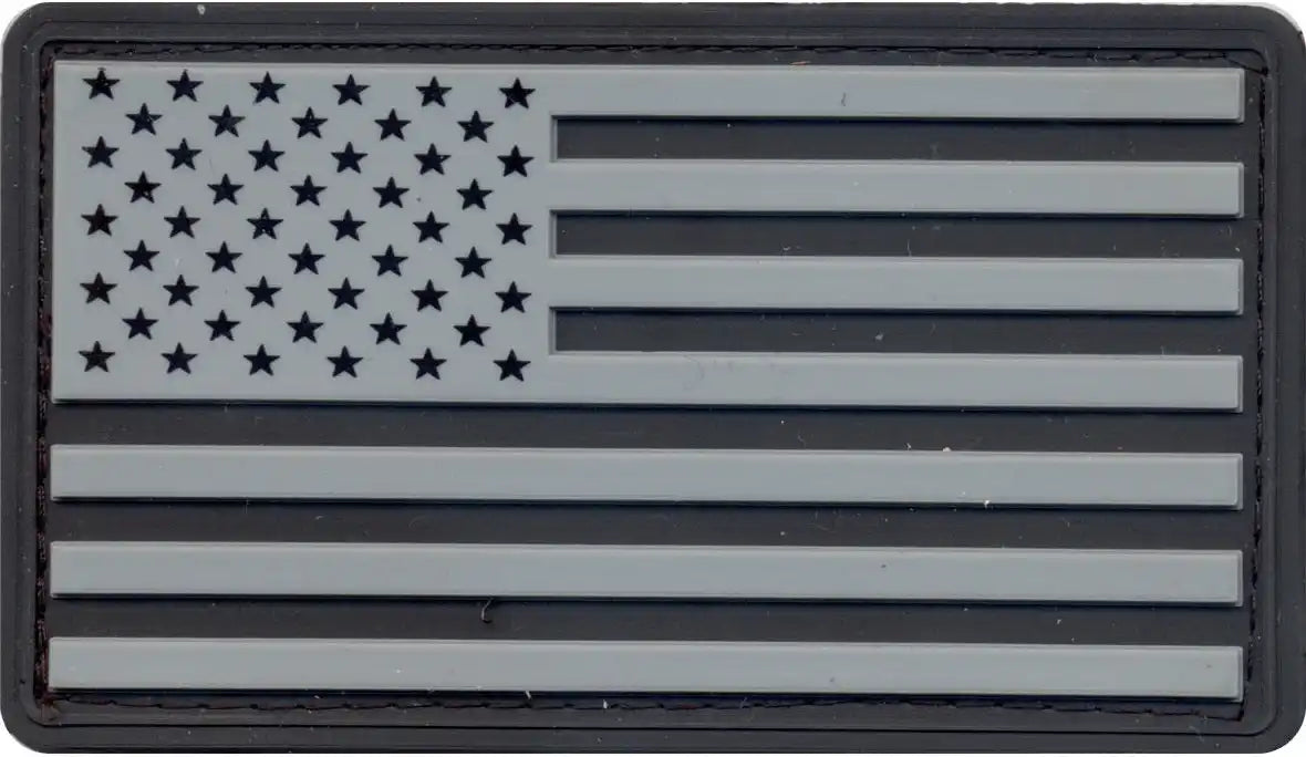 Rothco Pvc us Flag Patch with Hook Back