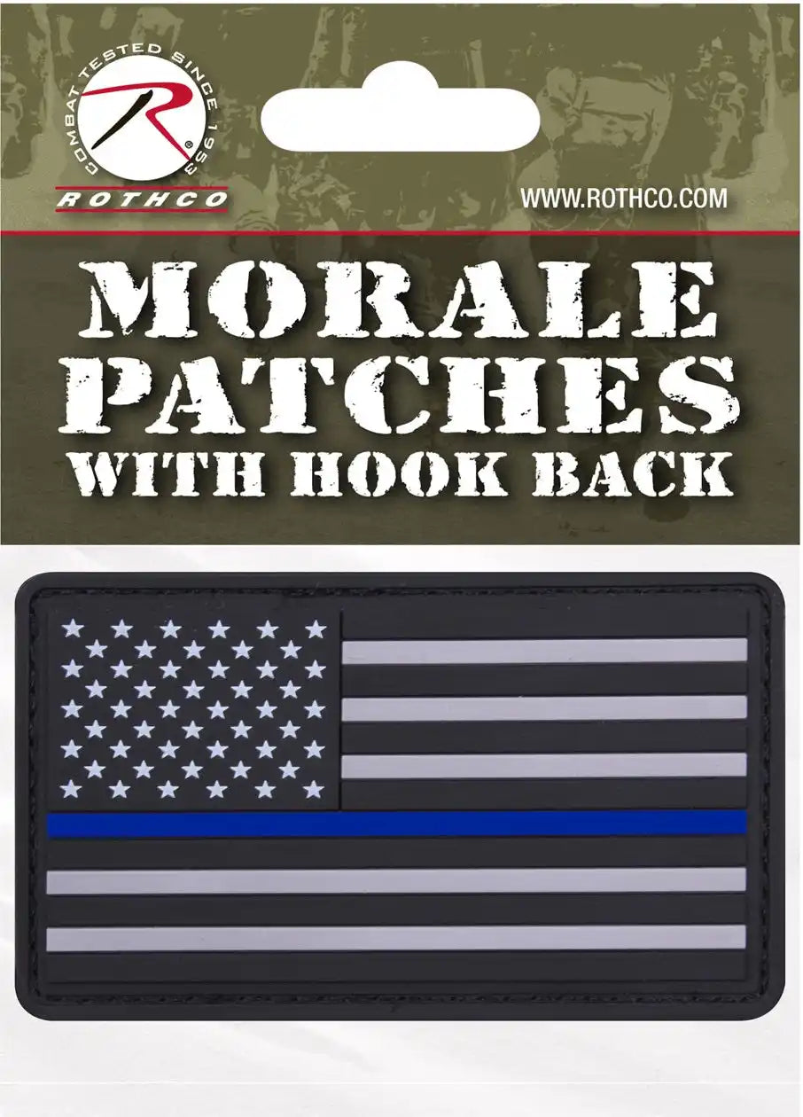 Rothco Pvc us Flag Patch with Hook Back