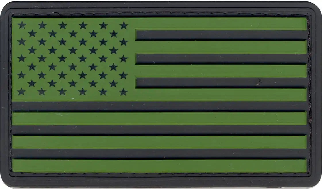 Rothco Pvc us Flag Patch with Hook Back