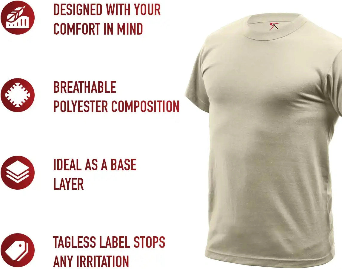 Rothco Quick Dry Moisture Wicking T-shirt