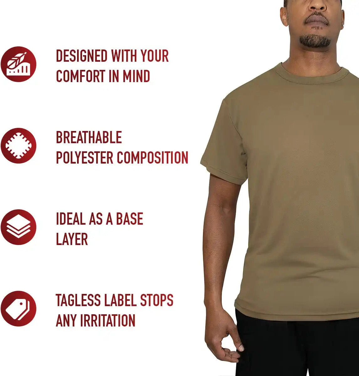 Rothco Quick Dry Moisture Wicking T-shirt