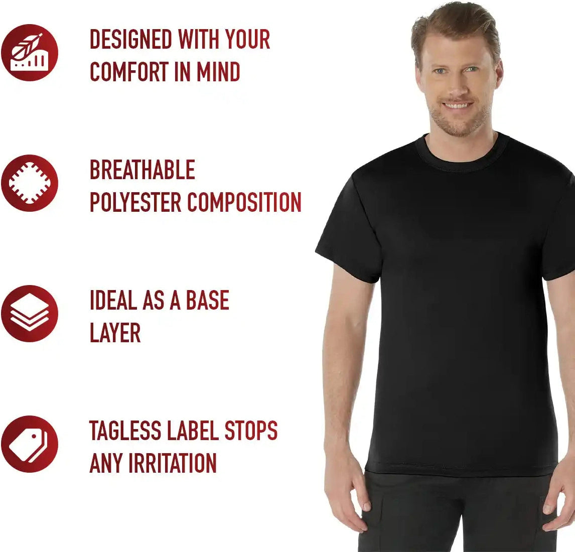 Rothco Quick Dry Moisture Wicking T-shirt