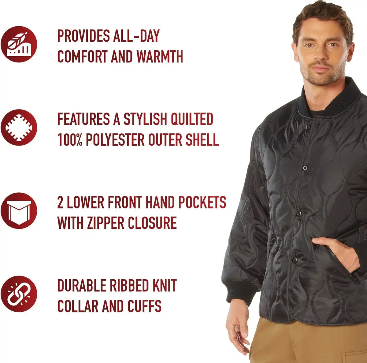 Rothco Quilted Woobie Jacket