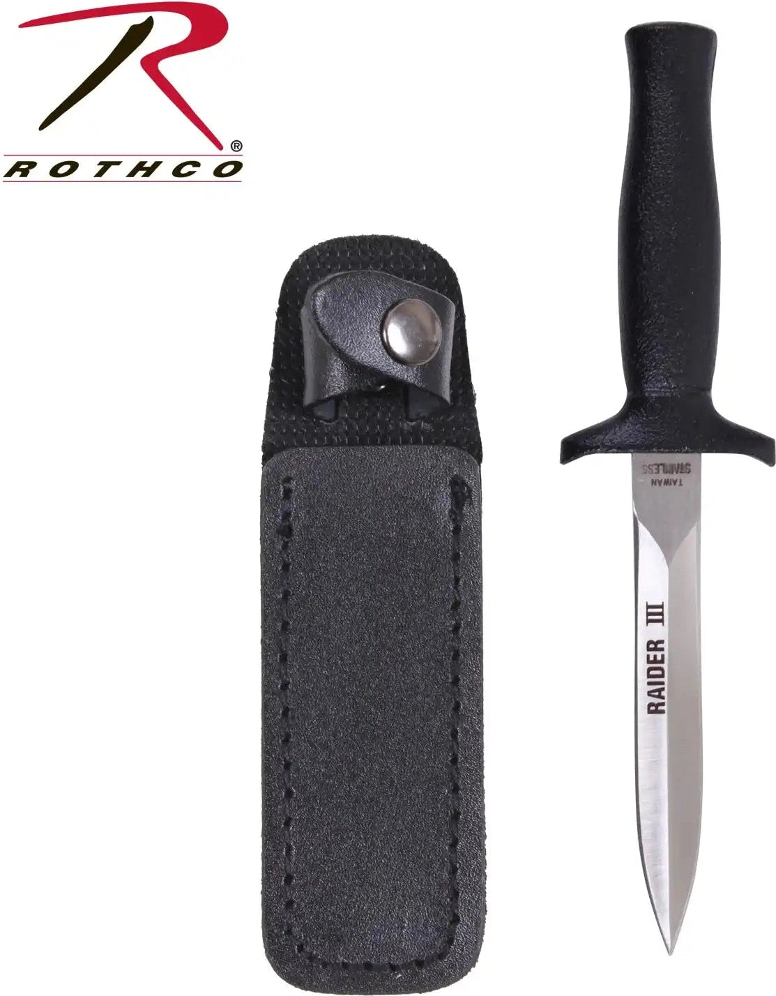 Rothco Raider Iii Boot Knife - Black