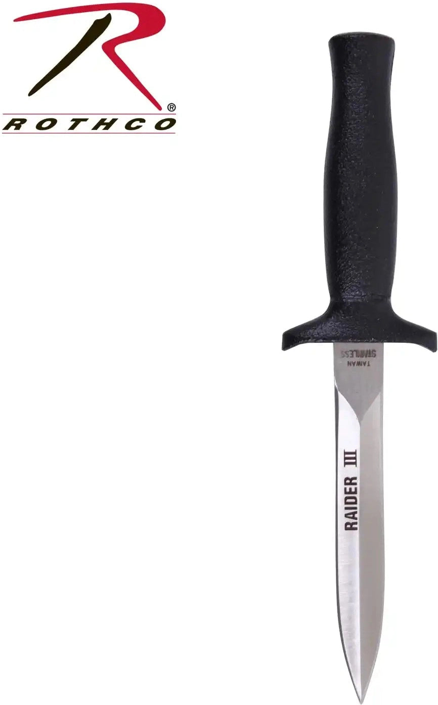 Rothco Raider Iii Boot Knife - Black