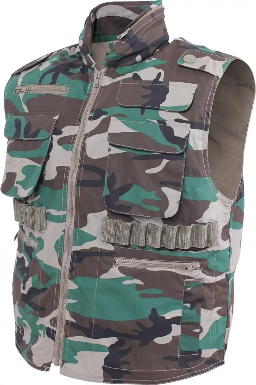 Rothco Ranger Vest - Woodland Camo / s