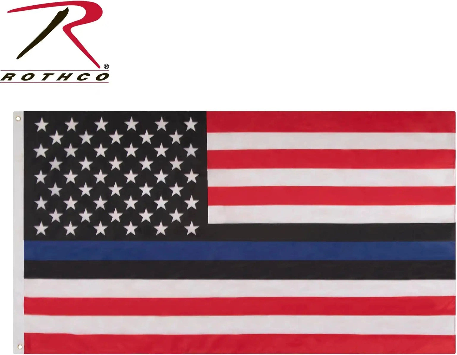 Rothco Red White and Blue Thin Line us Flag 3’ x 5’