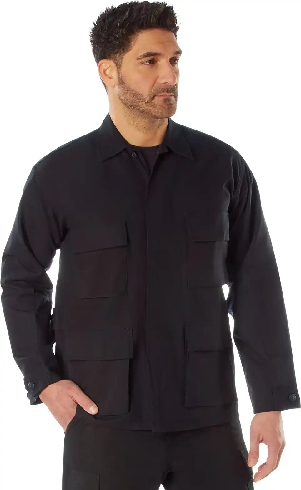 Rothco Rip-stop Bdu Shirt - Black / s