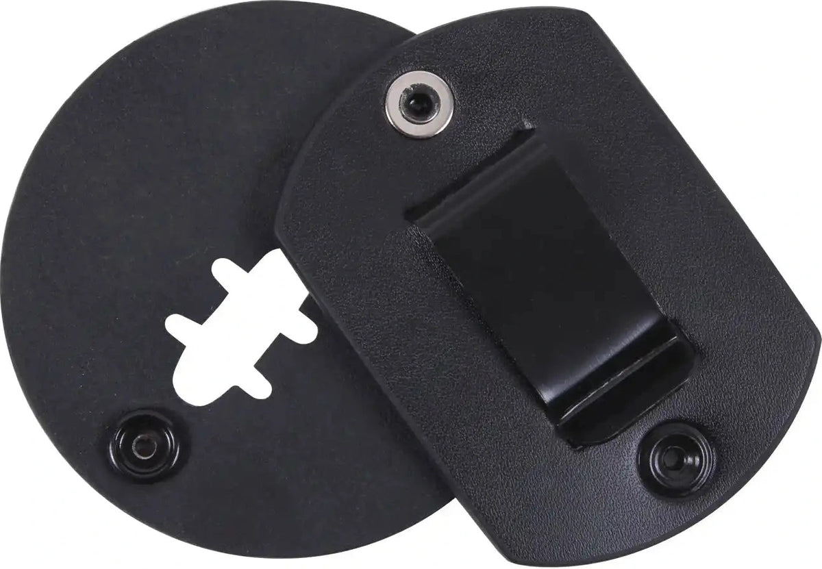 Rothco Round Leather Clip on Badge Holder