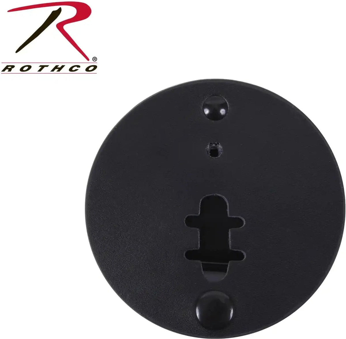 Rothco Round Leather Clip on Badge Holder
