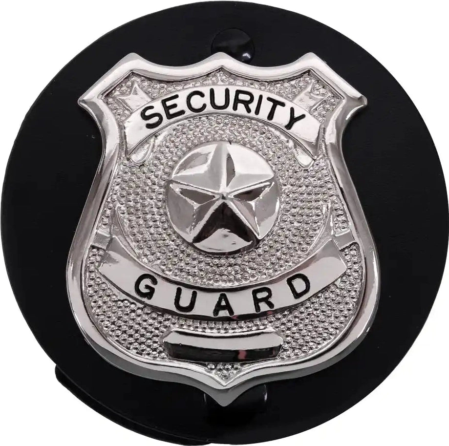 Rothco Round Leather Clip on Badge Holder