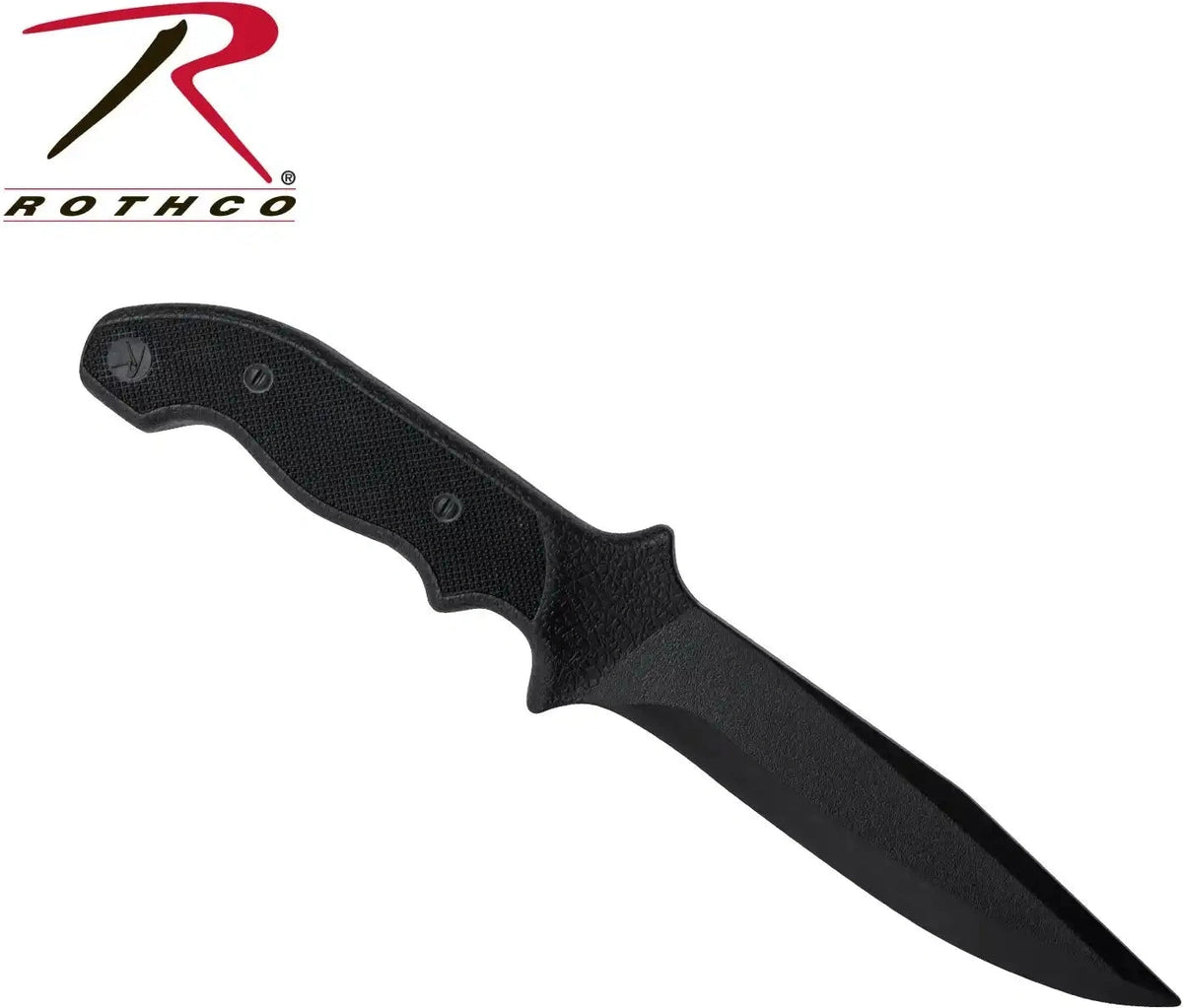 Rothco Rubber Training Knife Black