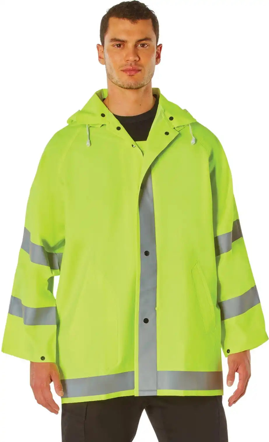 Rothco Safety Reflective Rain Jacket