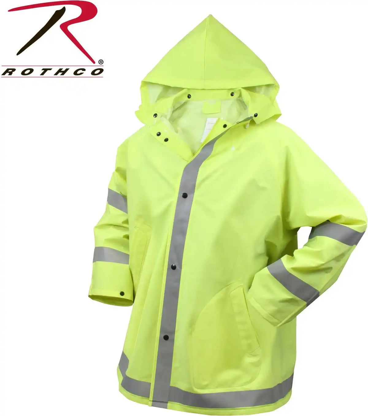 Rothco Safety Reflective Rain Jacket