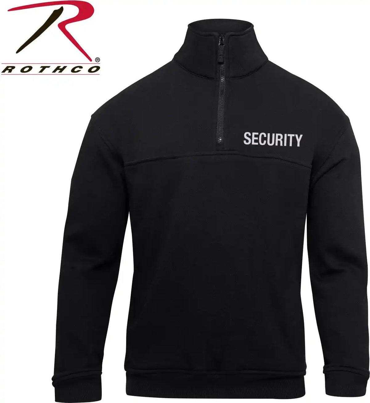Rothco Security 1/4 Zip Job Shirt - Black