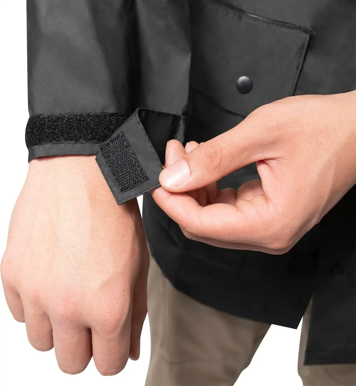 Rothco Security Nylon Rain Jacket - Black