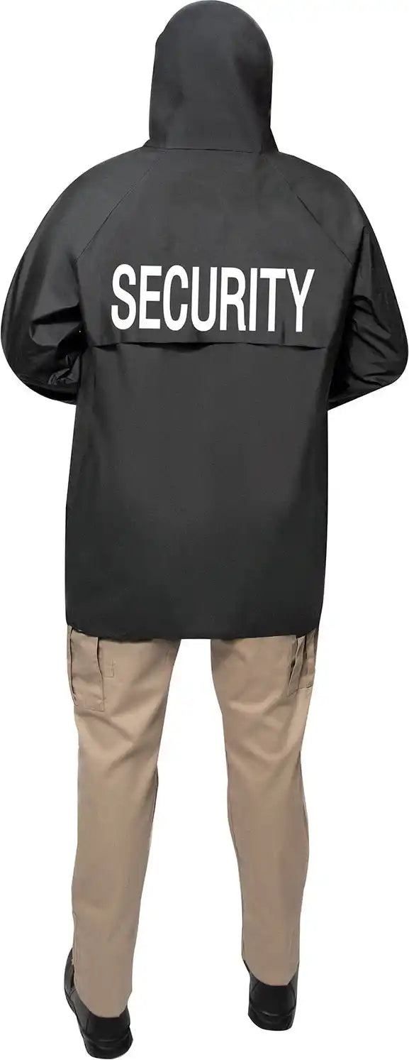 Rothco Security Nylon Rain Jacket - Black