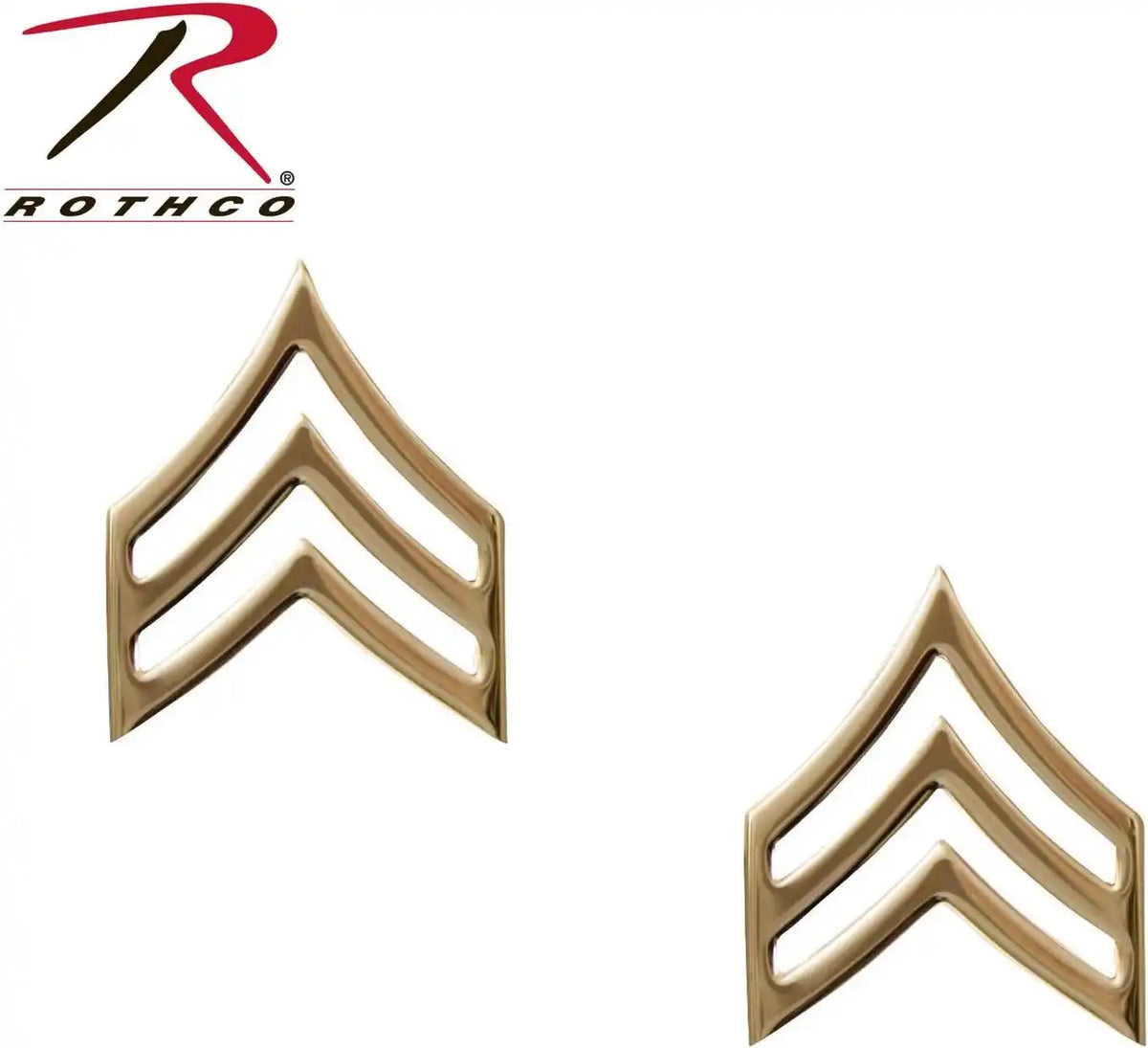 Rothco Sergeant Polished Insignia