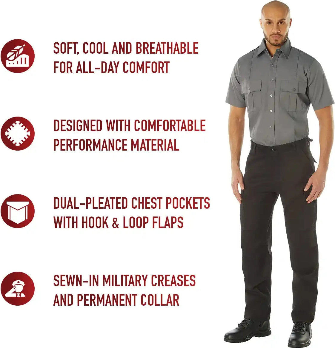 Rothco Short Sleeve Uniform Shirt