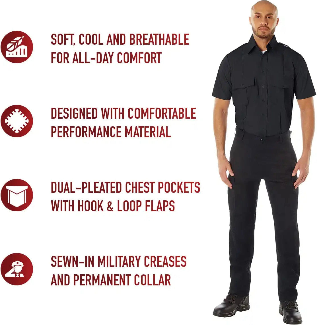 Rothco Short Sleeve Uniform Shirt