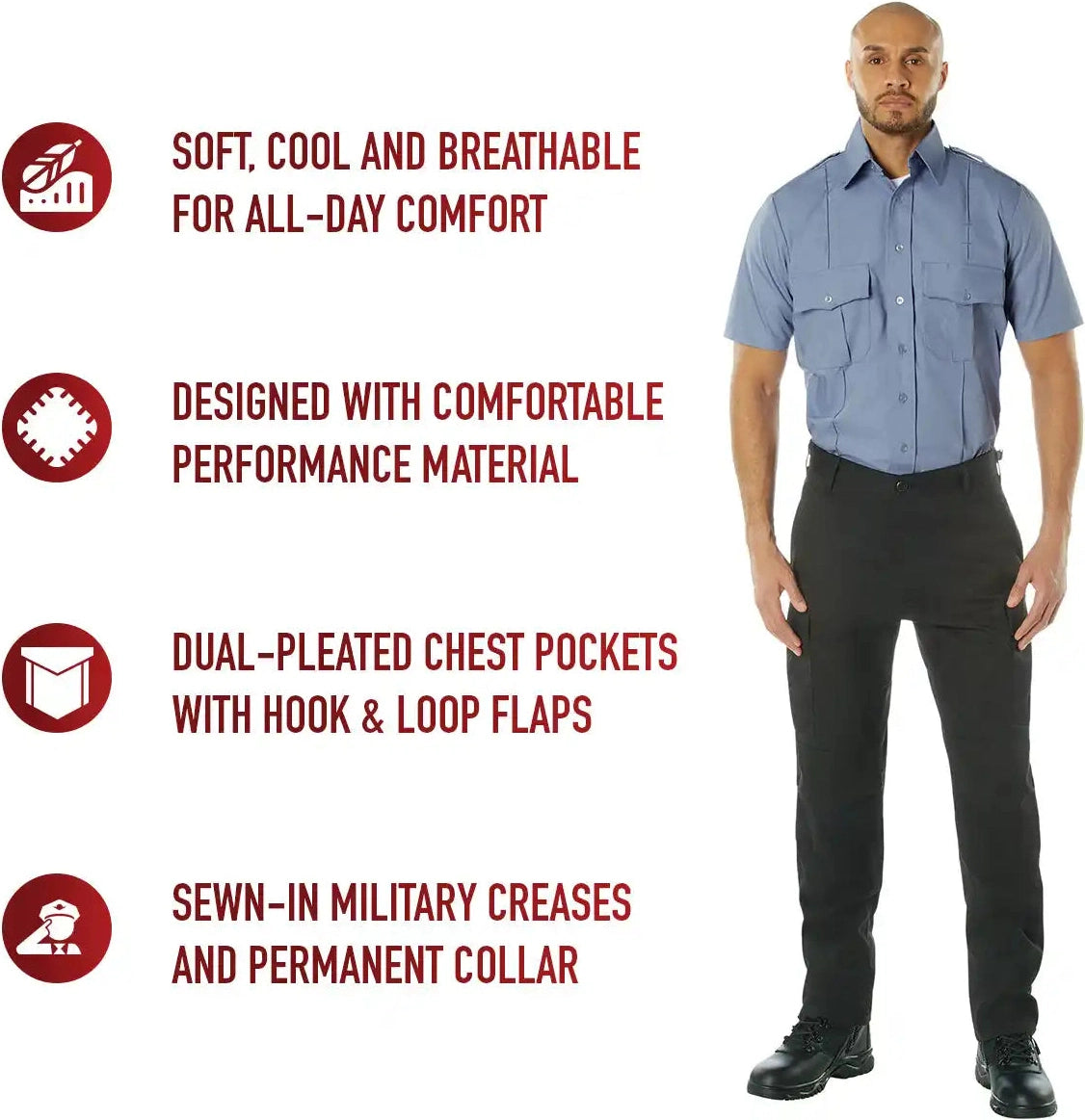 Rothco Short Sleeve Uniform Shirt