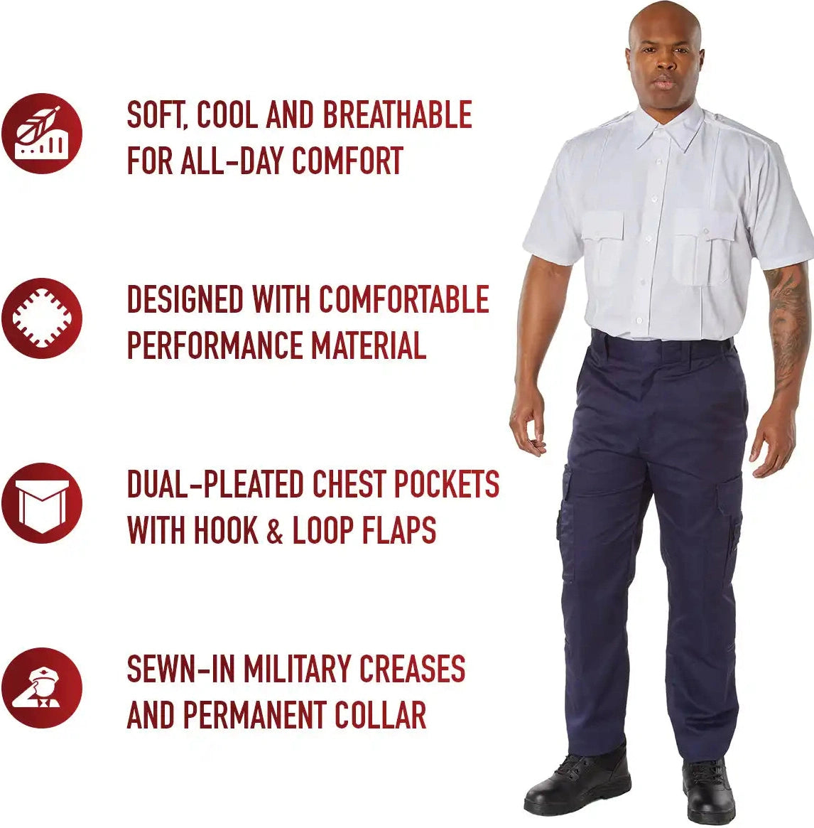 Rothco Short Sleeve Uniform Shirt