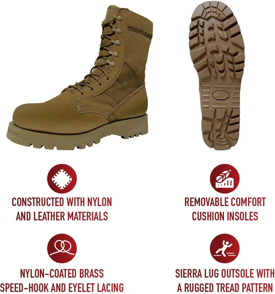 Rothco Sierra Sole Tactical Boots - 8 Inch