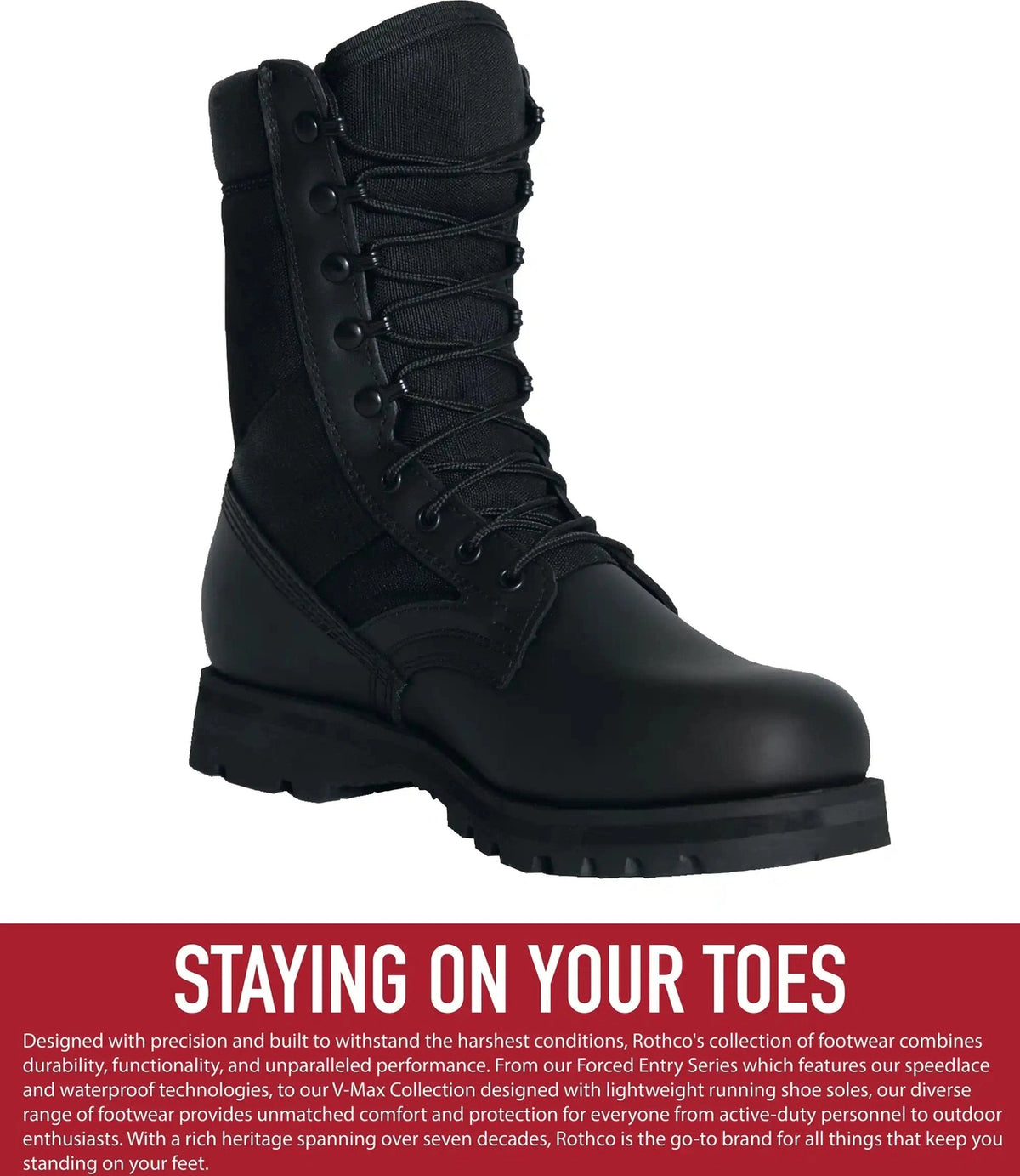 Rothco Sierra Sole Tactical Boots - 8 Inch