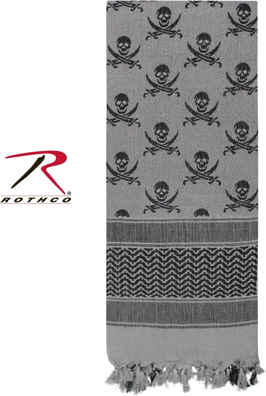 Rothco Skulls Shemagh Tactical Desert Keffiyeh Scarf