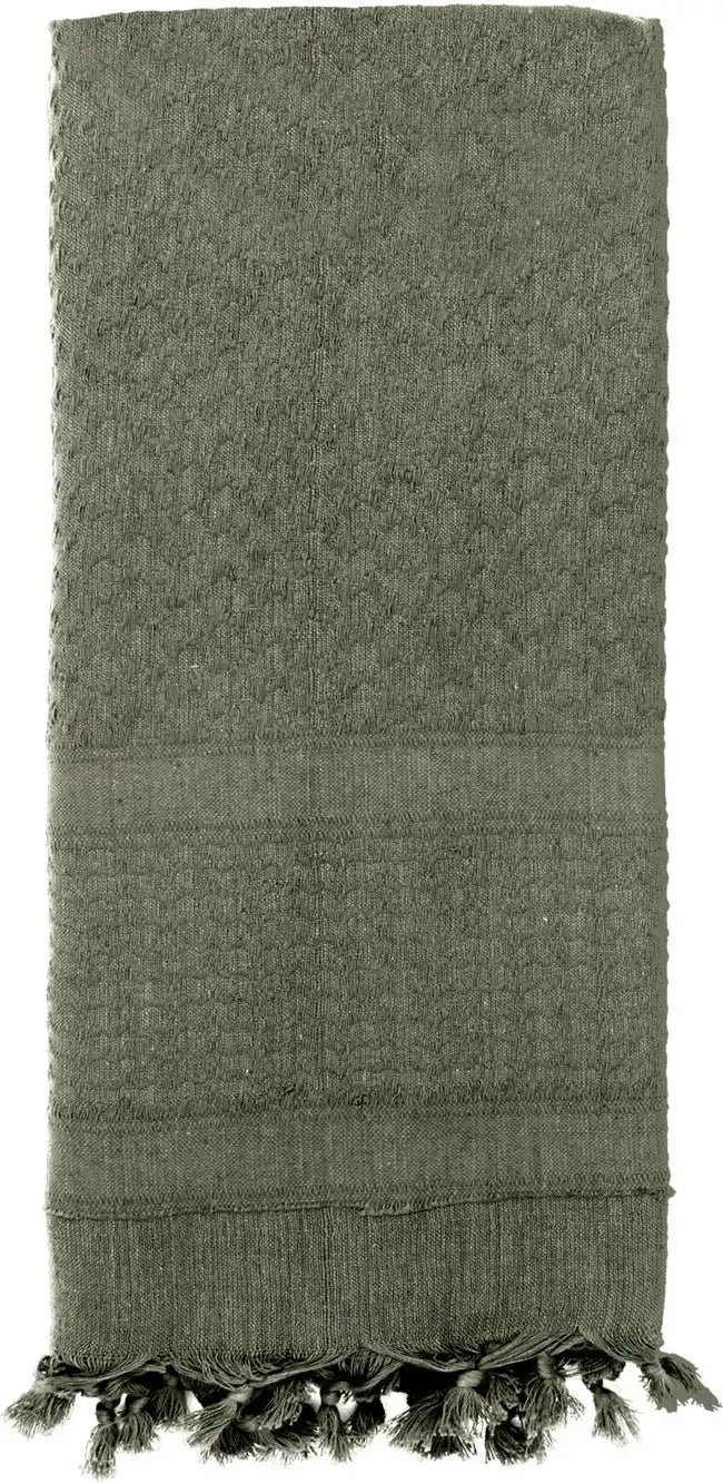 Rothco Solid Color Shemagh Tactical Desert Keffiyeh Scarf Foliage Green / one Size